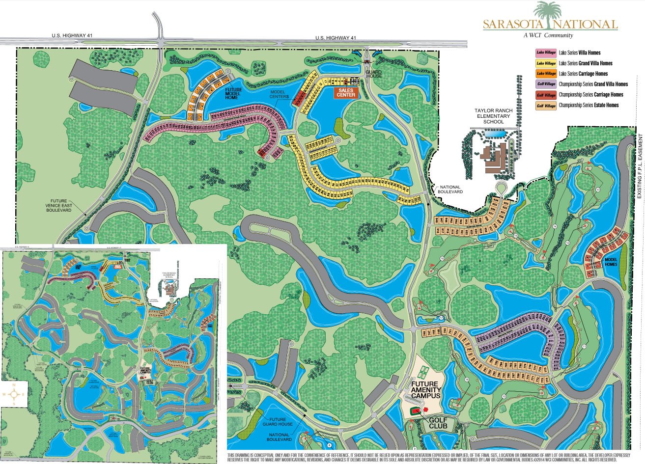 Sarasota National Golf Club New Homes by WCI